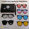 ⁦Monture Optique avec Appliques Magnétique 2231A - إطار بصري⁩ - الصورة ⁦3⁩