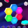 ⁦Spots décoration Mural Hexagonal (6 pièces)⁩ - الصورة ⁦3⁩
