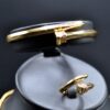 ⁦Parure en plaqué or 4 Pièces - P10⁩ - الصورة ⁦4⁩