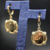 ⁦Parure 3 Pcs - Plaqué Or Luisa-2 G643⁩ - الصورة ⁦3⁩