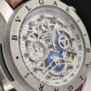 ⁦Montre BVLG - Chronograph en cuir marron⁩ - الصورة ⁦2⁩