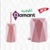 ⁦Kit Poubelle + Brosse Flate Designe Noir طقم قمامة و فرشاة المرحاض⁩ - الصورة ⁦3⁩