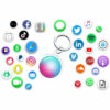 ⁦DuduTag NFC Réseaux Sociaux - جهاز مشاركة حساباتك للتواصل الاجتماعي⁩ - الصورة ⁦2⁩
