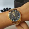 ⁦Montre MEGIR Originale Classique Dorée Chrono⁩ - الصورة ⁦3⁩