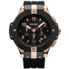 ⁦Montre MEGIR Originale Hexagonale Noir-doré⁩ - الصورة ⁦2⁩