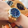 ⁦Montre MEGIR Originale Classique Dorée Chrono⁩ - الصورة ⁦2⁩