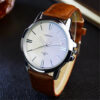 ⁦Montre Originale Yazole Classique Marron⁩ - الصورة ⁦2⁩