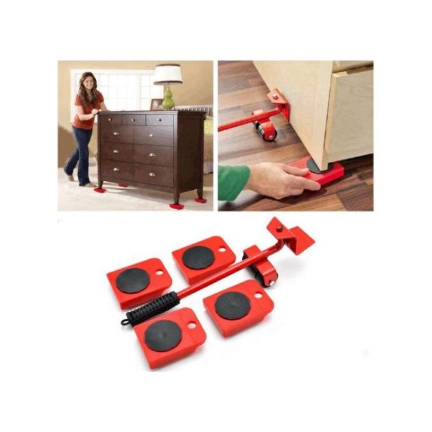 Kit De Transport Meuble Déménagement Glissière Roulettes