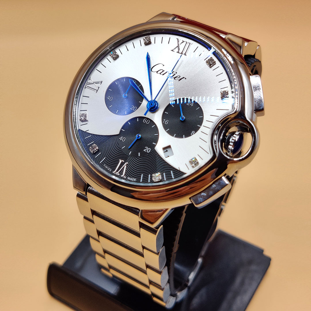 Montre CRT - Acier Inoxydable Chronographe M4 - الصورة 3