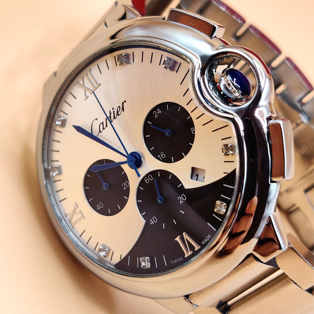 Montre CRT - Acier Inoxydable Chronographe M4 - الصورة 4