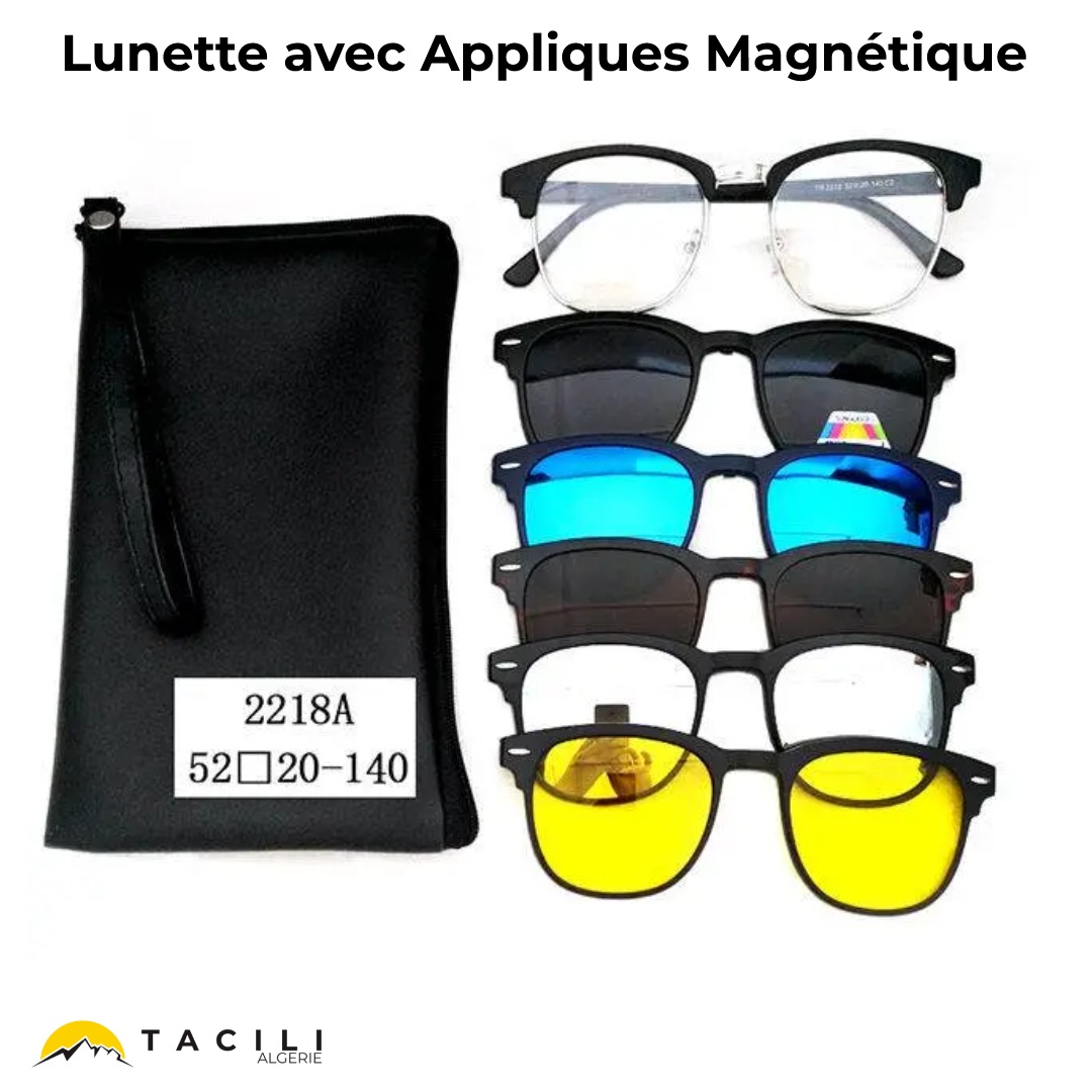 Monture Optique avec Appliques Magnétique 2218A - إطار بصري - الصورة 2