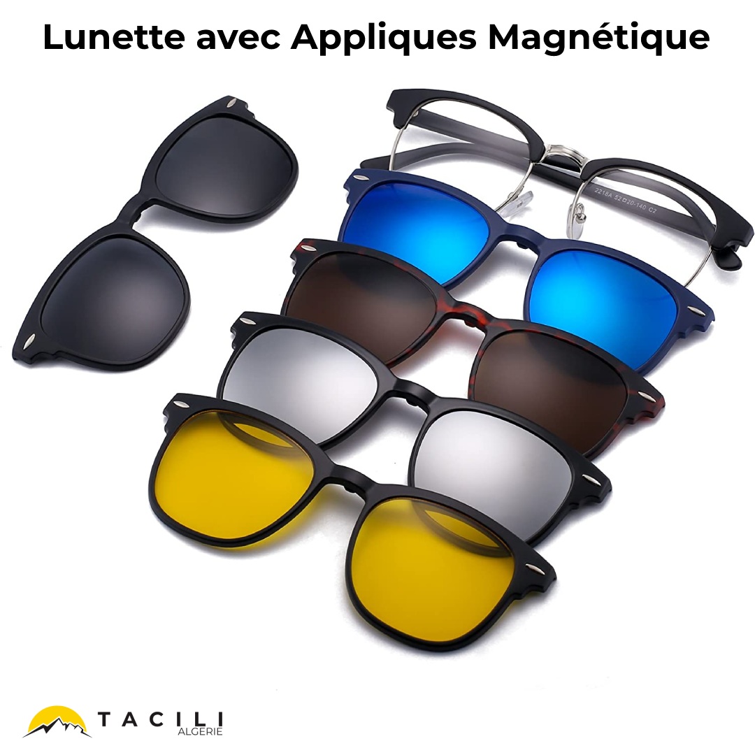 Monture Optique avec Appliques Magnétique 2218A - إطار بصري