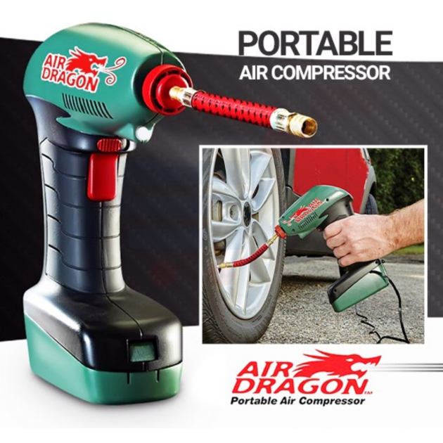 Compresseur Air Dragon جهاز ضغط الهواء الكهربائي المحمول