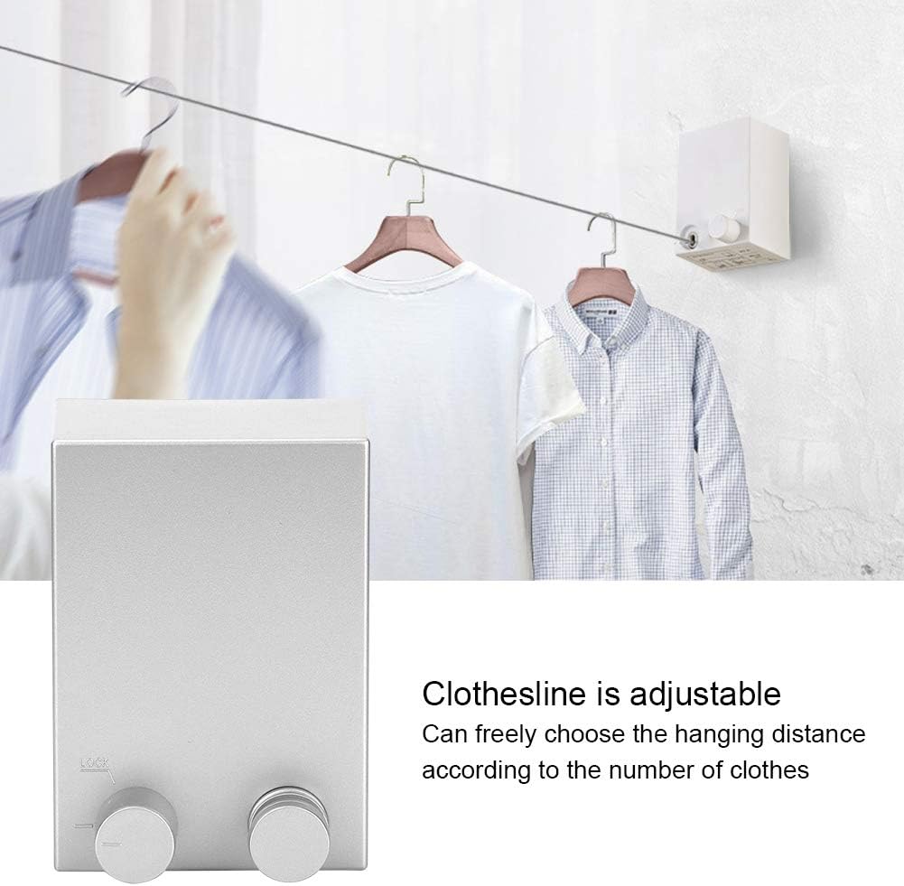 حبل تعليق الملابس المبللة 4.5 متر Corde à linge rétractable - الصورة 2