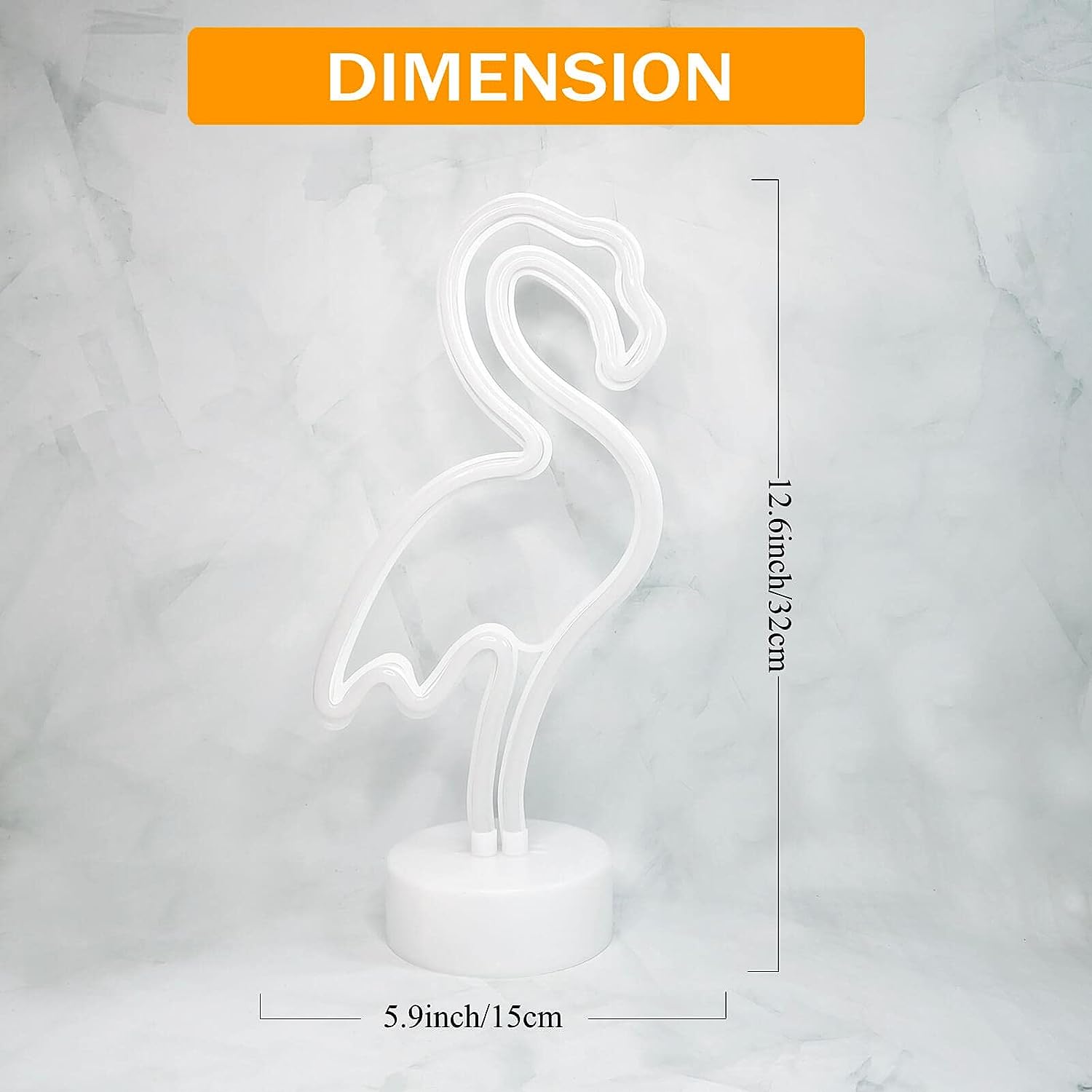 Lampe LED Décoration Flamingo - مصباح الفلامنغو لتزيين الغرف - الصورة 3