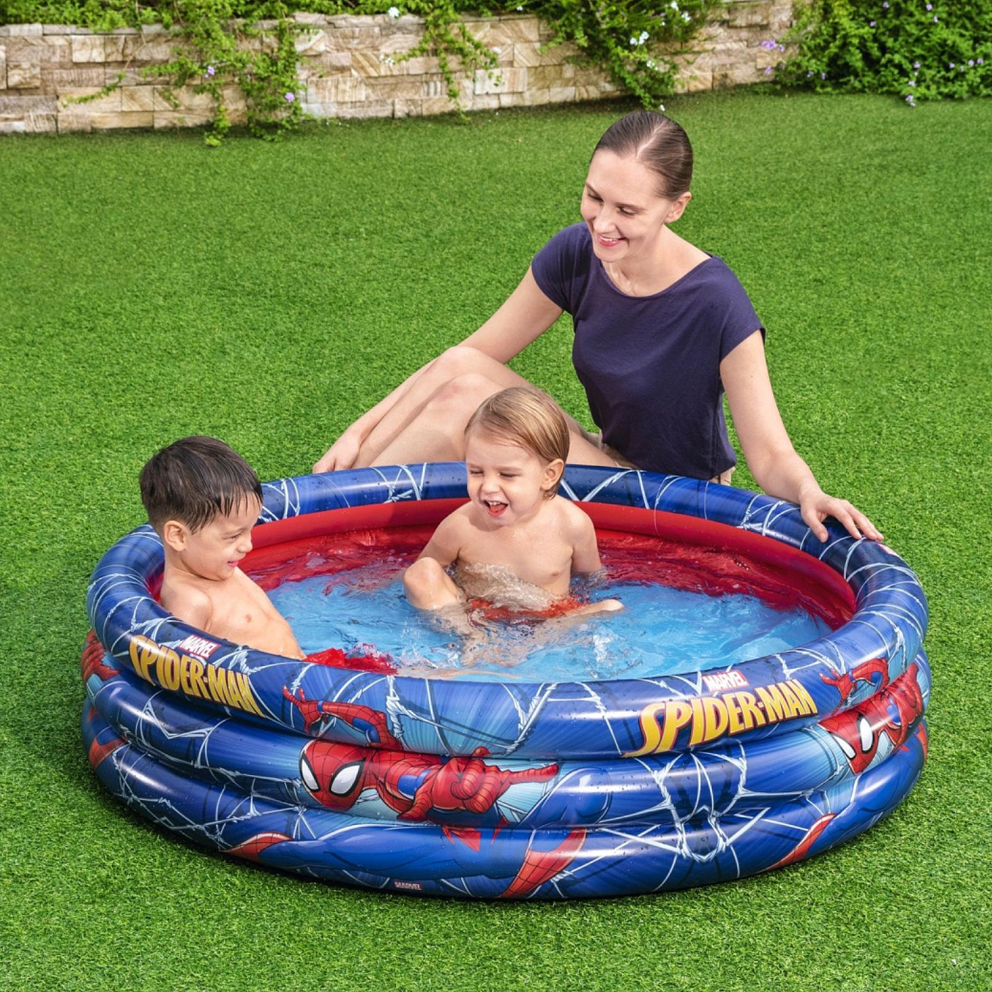 حوض السباحة للأطفال قابل للنفخ Piscine Gonflable pour enfants 102 x 30cm - الصورة 2