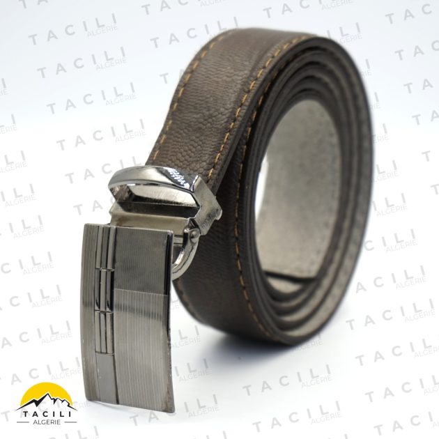 Ceinture classique pour homme marron C05MF حزام كلاسيكي للرجال لون بني