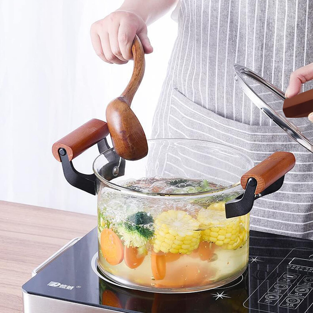 Marmite 4.2L transparente طنجرة زجاجية مضادة للإلتصاق - الصورة 3