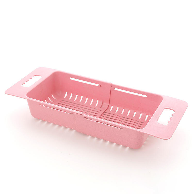 Egoutoir flexible rose سلة تقطير الخضر والفواكه - الصورة 6