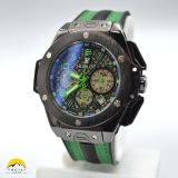 Montre HBL – Chronographe bracelet Vert Noir