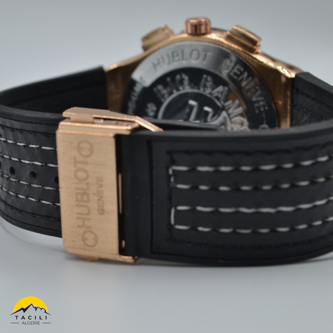 Montre HBL – Chronographe bracelet Noir NB - الصورة 4