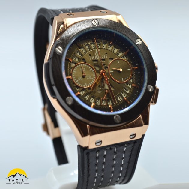 Montre HBL – Chronographe bracelet Noir NB