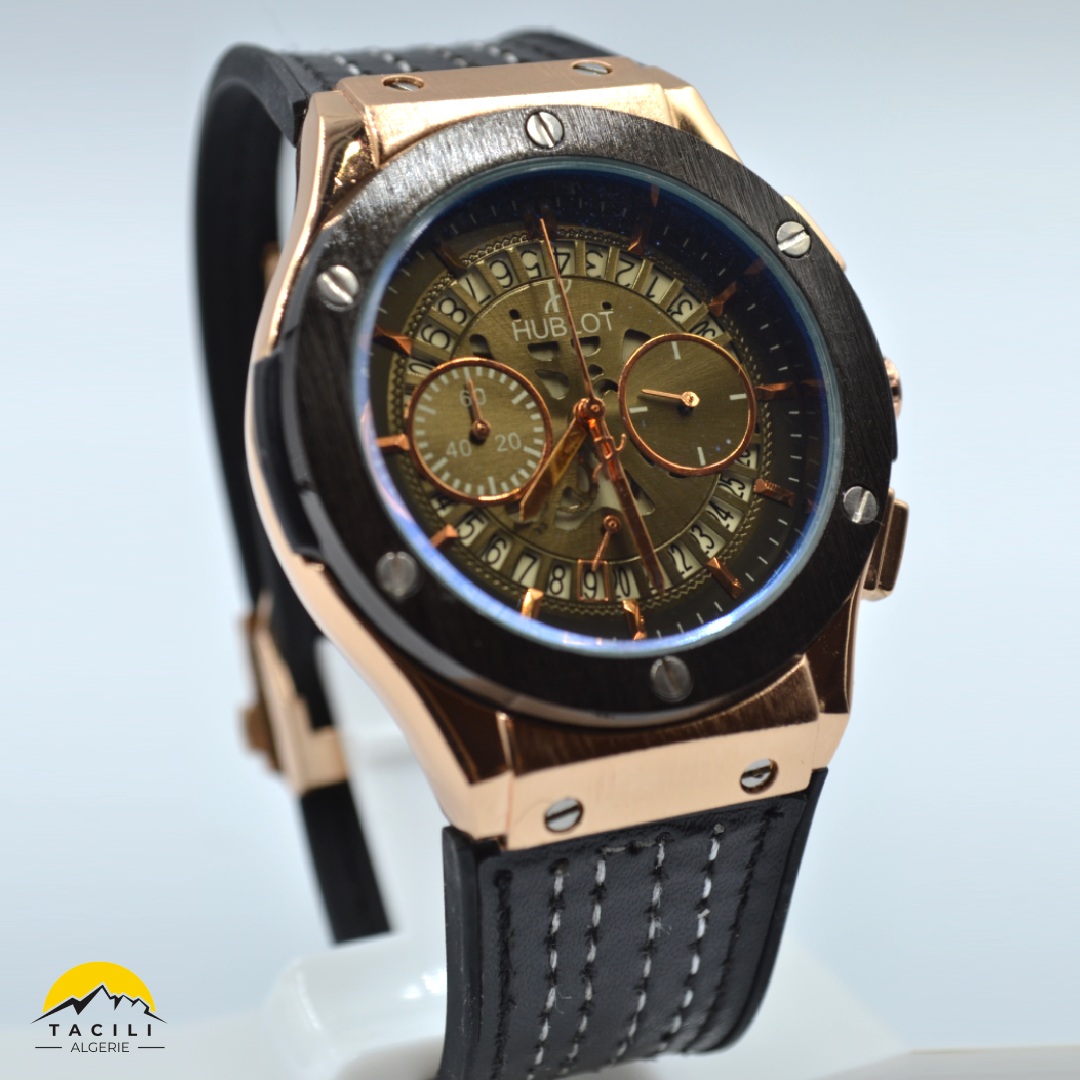 Montre HBL – Chronographe bracelet Noir NB