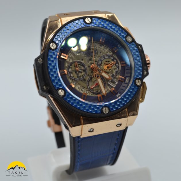 Montre HBL – Chronographe bracelet Bleu