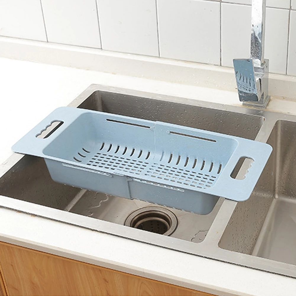 Egoutoir flexible rose سلة تقطير الخضر والفواكه - الصورة 5