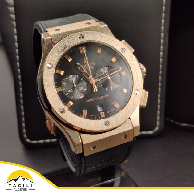 Montre HBL- Silicone Chronographe Gold