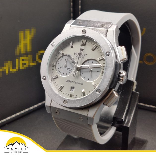 Montre HBL- Silicone Chronographe Grise