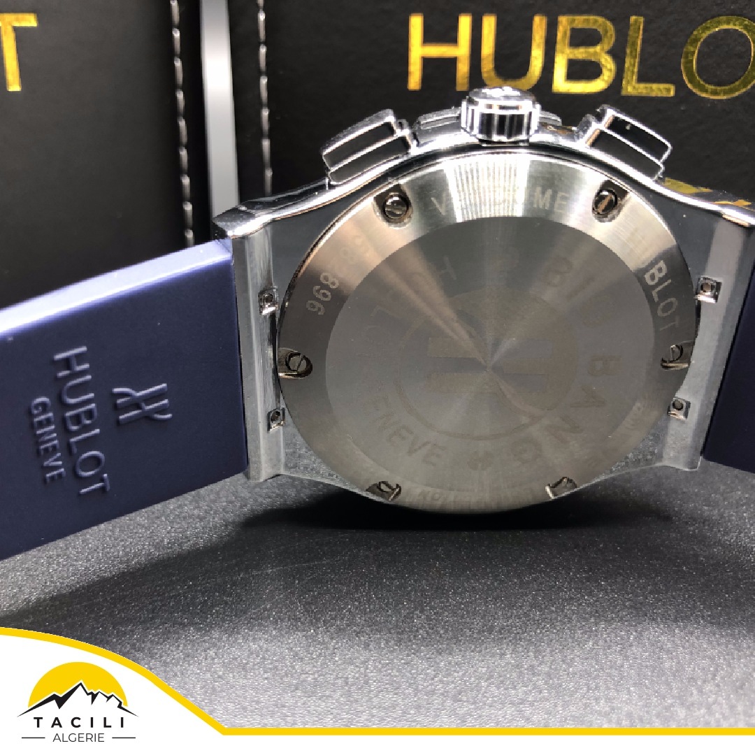 Montre HBL- Silicone Chronographe Bleu - الصورة 3