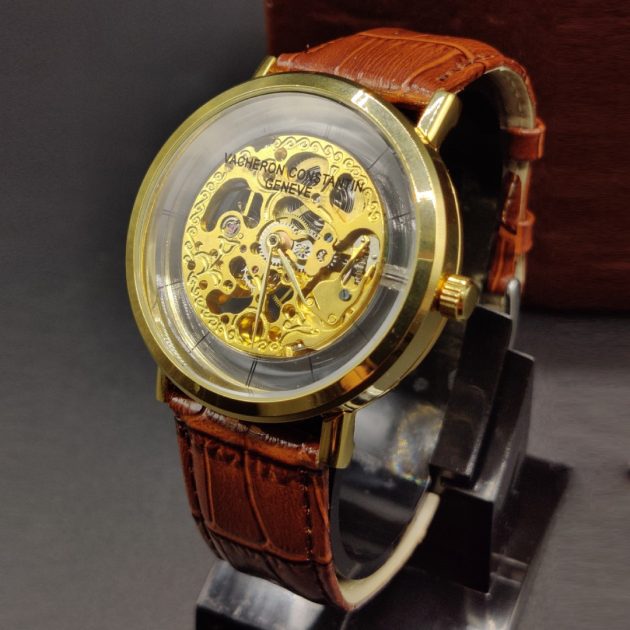 Montre VC - Mécanique doré transparent
