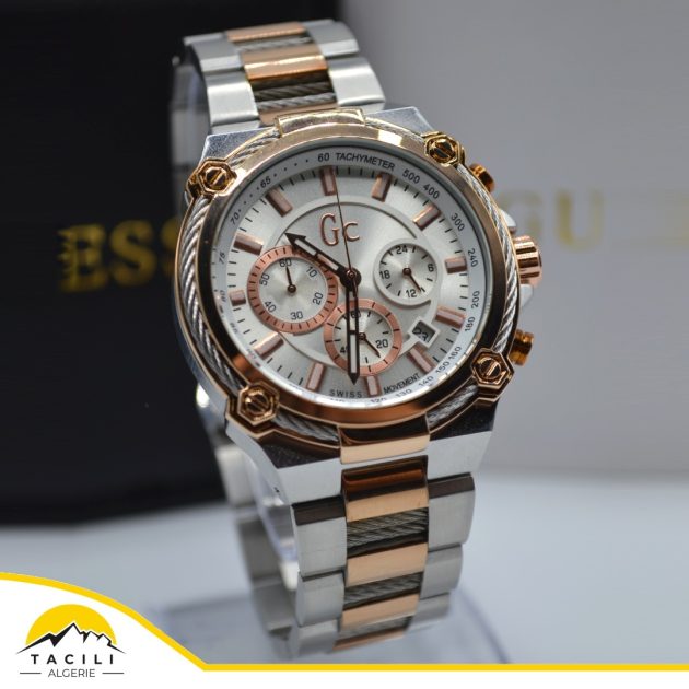 Montre GU - Chronographe acier PinkGold