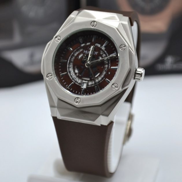 Montre HBL- Silicone Marron HBL02M