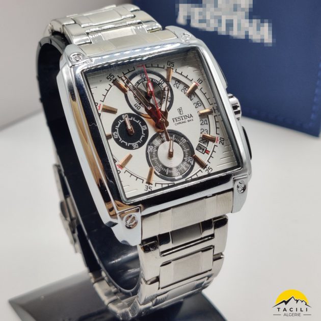 Montre FST - Chronograph Acier Argent