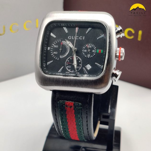 Montre GCC - Chronograph Cuir Noir