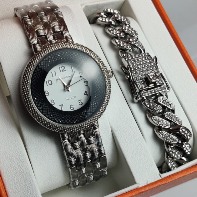 Coffret Femme 2 pièces en Acier Inoxydable M3