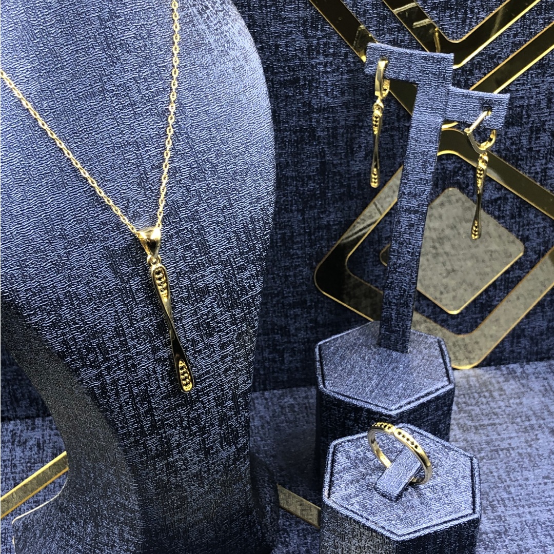 Parure 3 Pcs - Plaqué Or G837