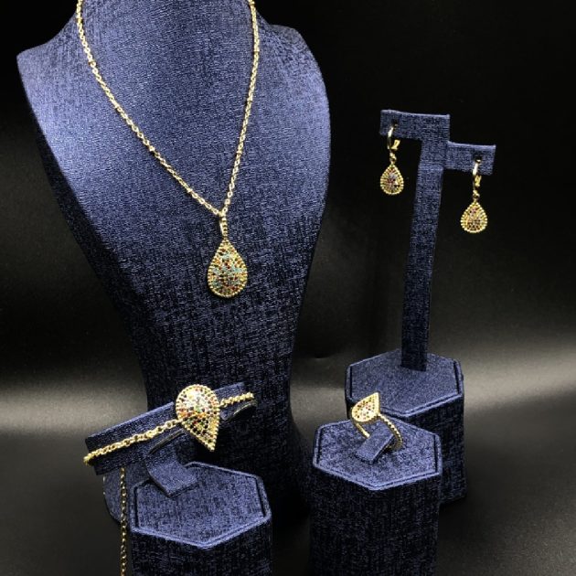 Parure 4 Pcs - Plaqué Or G983