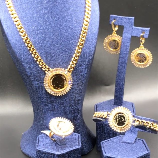 Parure 4 Pcs - Plaqué Or Luisa-1 G167