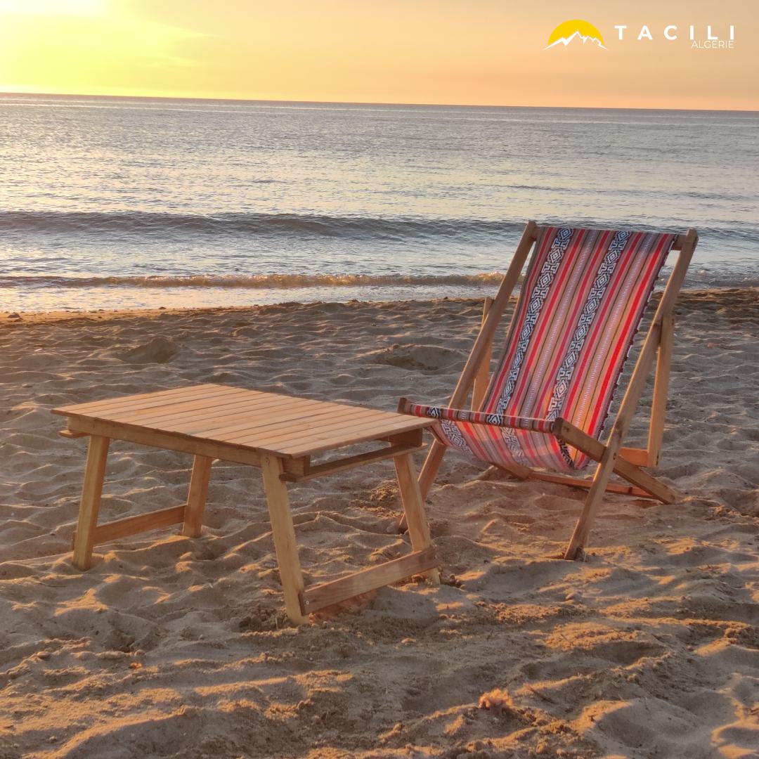 Table basse rabattable pour plage et pique-nique - الصورة 4