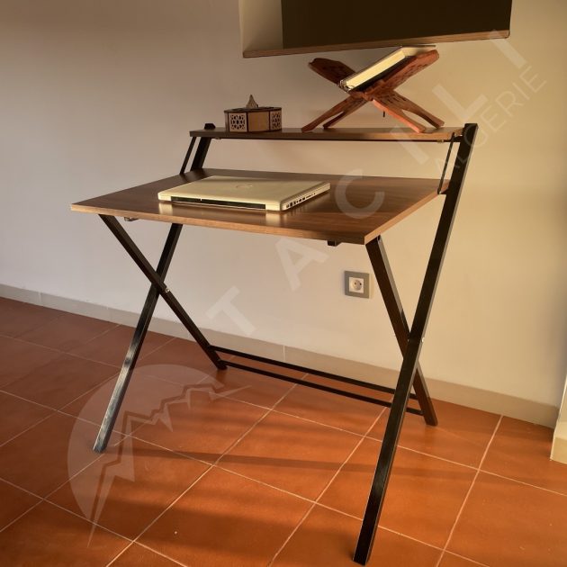 Bureau pliable 2 étages - مكتب قابل للطي