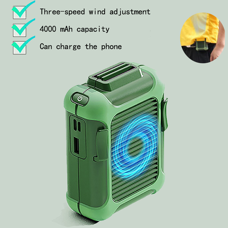 Mini Ventilateur et PowerBank - مروحة كهربائية محمولة مزودة بشاحن الهاتف - الصورة 6