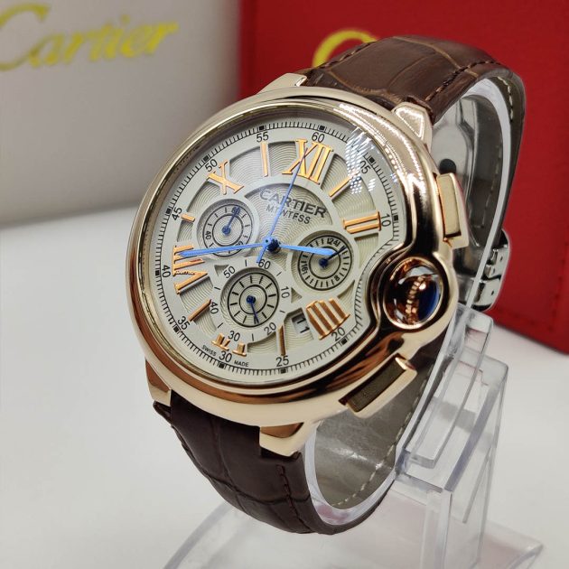Montre CRT - Chronographe bracelet en cuir MD