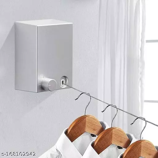 حبل تعليق الملابس المبللة 4.5 متر Corde à linge rétractable