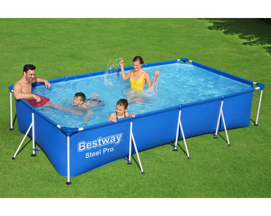 Piscine Bestway rectangle Steel Pro 4M x 2.1M avec pompe - الصورة 2