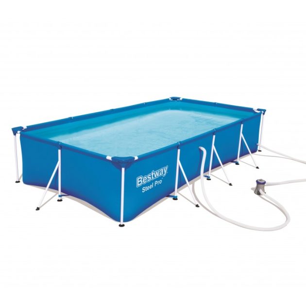 Piscine Bestway rectangle Steel Pro 4M x 2.1M avec pompe