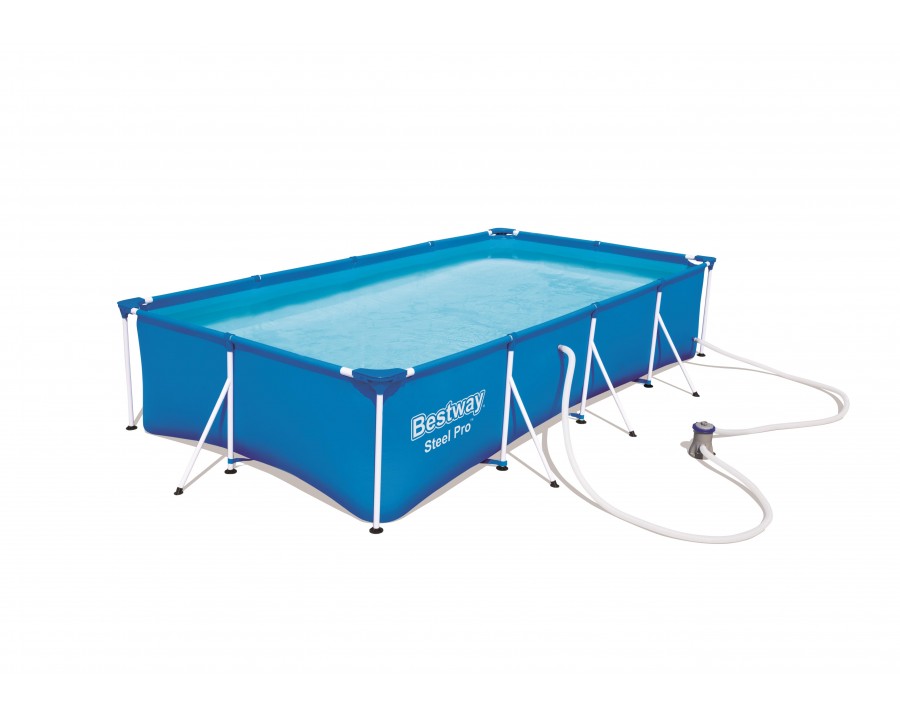 Piscine Bestway rectangle Steel Pro 4M x 2.1M avec pompe
