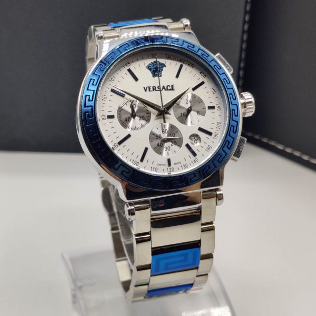 Montre VRC - Chrono Acier Bleu